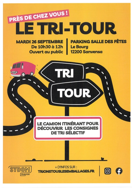 Affiche tri-tour