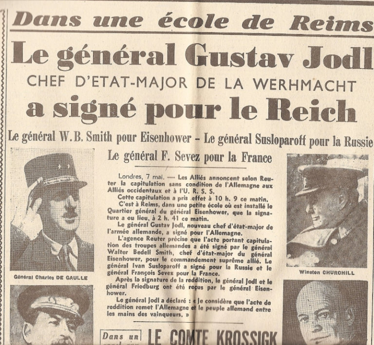 8 MAI 1945