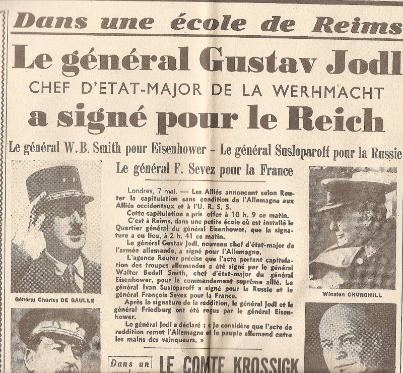 8 MAI 1945