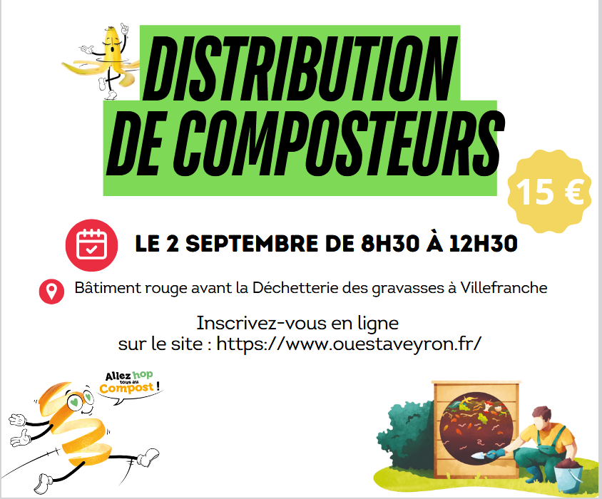 Lire la suite à propos de l’article Distribution de composteurs individuels