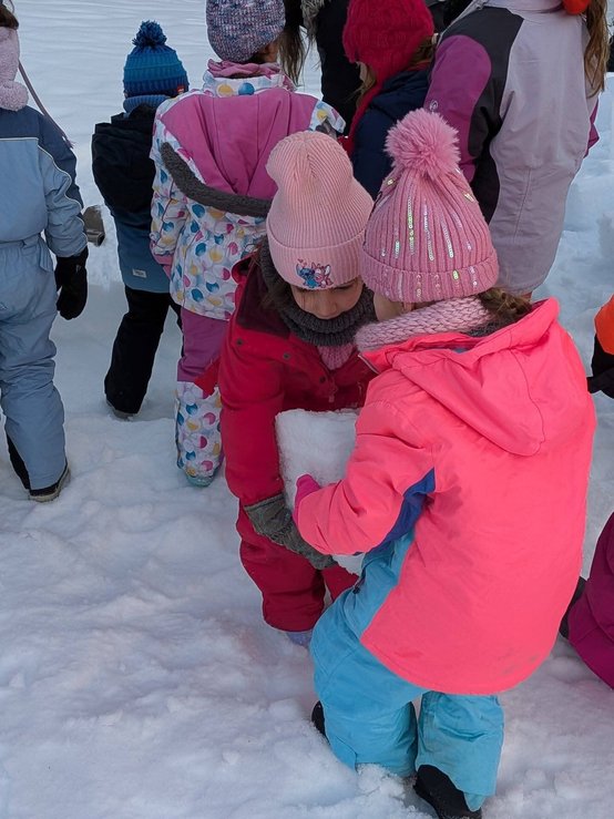 Construction de l'igloo