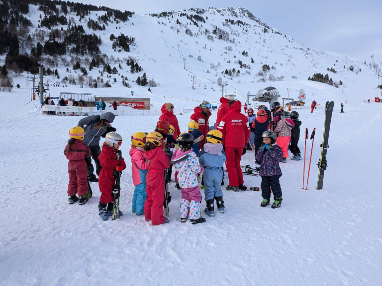 Premier cours de ski