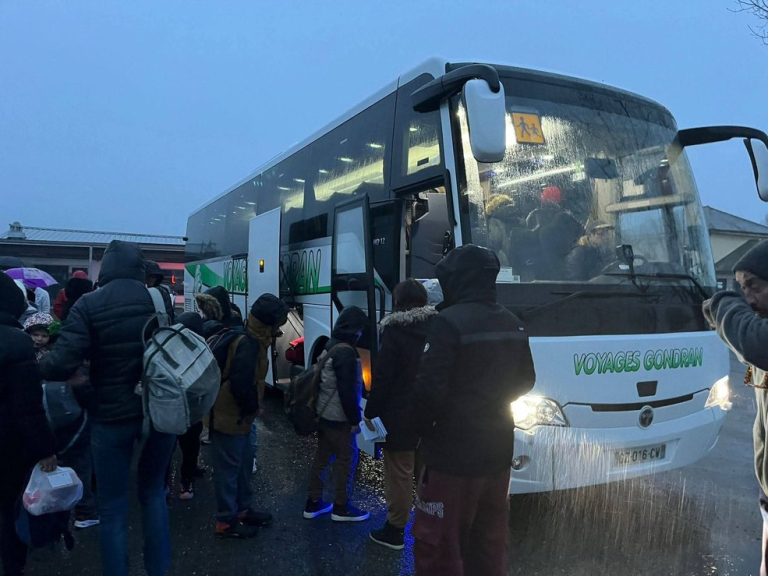 Le départ lundi matin