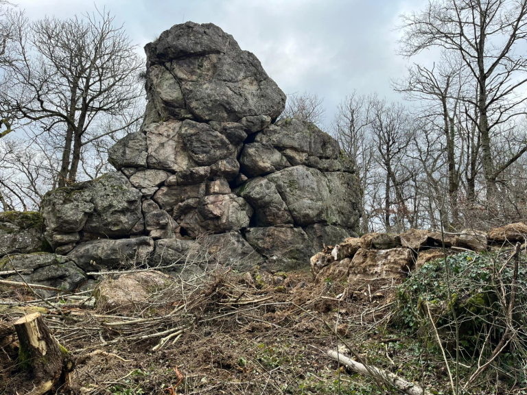 Le site en cours de travaux